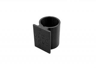 Nástavec Kruh 14mm - 43mm pro T-drážku - Černá Polycarbonát Průměr: 17mm