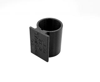 Nástavec Kruh 14mm - 43mm pro T-drážku - Černá Polycarbonát Průměr: 18mm