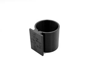 Nástavec Kruh 14mm - 43mm pro T-drážku - Černá Polycarbonát Průměr: 24,5mm
