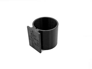Nástavec Kruh 14mm - 43mm pro T-drážku - Černá Polycarbonát Průměr: 25mm