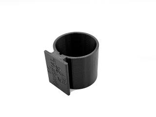 Nástavec Kruh 14mm - 43mm pro T-drážku - Černá Polycarbonát Průměr: 26mm