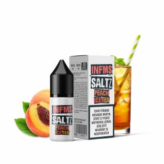 Peach Ice Tea (Broskvový čaj) - Infamous Saltz 10ml Množství nikotinu: 20mg, Množství: 10ml