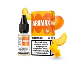 Peach Mango - Aramax Salt 10ml (50PG/50VG) Množství nikotinu: 10mg, Množství: 10ml