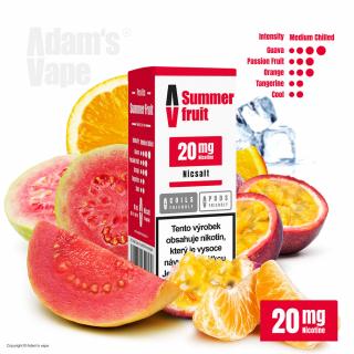 Summer Fruit(Tropické ovoce na ledu) - Adam's Vape Salt 10ml Množství nikotinu: 20mg