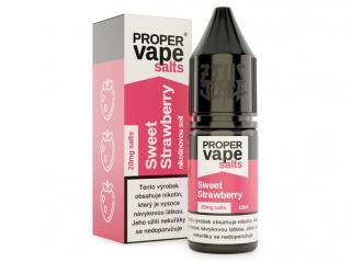Sweet Strawberry - Zeus Juice Proper Salt E-liquid 10ml Množství nikotinu: 20mg, Množství: 10ml