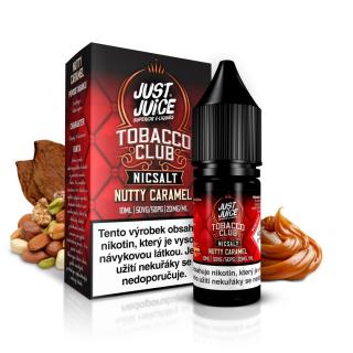 Tobacco Nutty Caramel (Oříškový tabák s karamelem) Just Juice Salt E-liquid 10ml Množství nikotinu: 11mg, Množství: 10ml