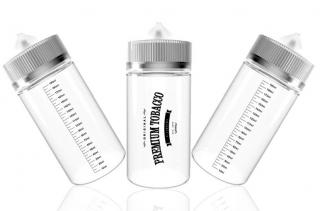 Úzká unicorn lahvička 200ml s ryskou - Premium Tobacco Objem: 200ml