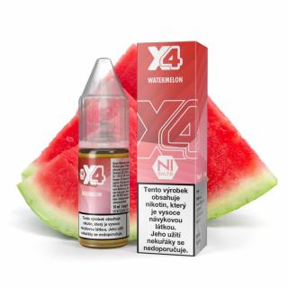 Vodní meloun (Watermelon) - X4 Bar Juice Salt 10ml Množství nikotinu: 10mg, Množství: 10ml
