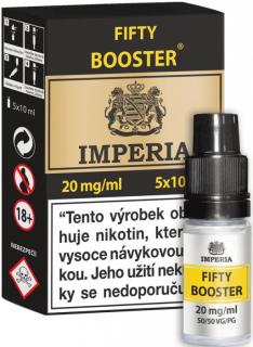 Boudoir Samadhi s.r.o. IMPERIA Fifty Booster (VG50/PG50) 5x10ml 20mg Obsah nikotinu: 20mg - Q