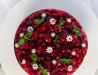 CHEESECAKE S MALINAMI catering