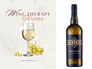 DÁREK Víno MERENI bílé polosladké TianDe Wine Therapy  Body: 0,0