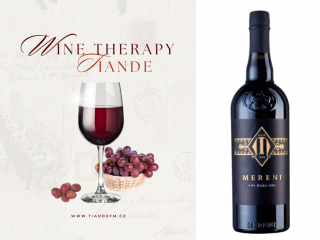 DÁREK Víno MERENI červené suché TianDe Wine Therapy  Body: 0,0