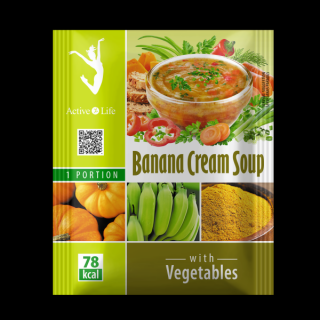 Krémová banánová polévka se zeleninou, 25g  Body: 1,6