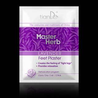 Levandulová náplast na nohy Master Herb 2 ks  Body: 2,5