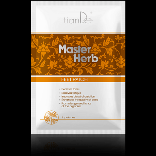 Náplast na nohy pro očistu organismu Master Herb 2 ks  Body: 2,6
