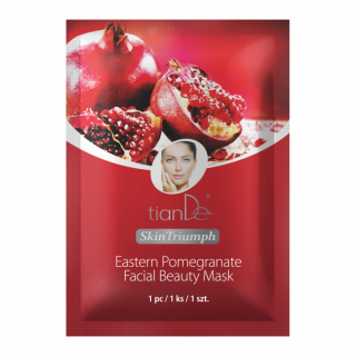 Pleťová beauty-maska s granátovým jablkem 1 ks  Body: 1,4