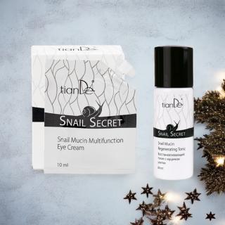 Tajemství dlouhotrvajícího mládí očního okolí Snail Secret krém na oči a tonikum  Body: 50,0