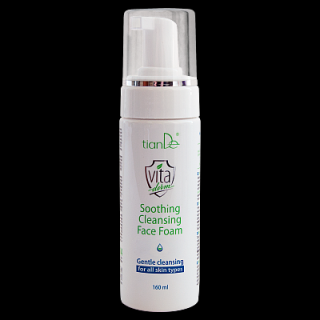 Zklidňující čisticí pleťová pěna Vita Derm 160 ml  Body: 16,0
