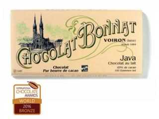 Mléčná čokoláda Bonnat Java 65%