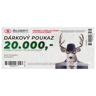 Dárkový poukaz v hodnotě 20000 Kč - Vlastní fotka