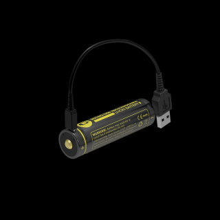 Nitecore Li-ion akumulátor 18650 s Micro-USB dobíjením, 2600mAh