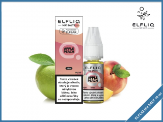 Apple Peach - E-liquid Elf Bar ELFLIQ Nic SALT - 10 ml Intenzita nikotinu: 20 mg/ml
