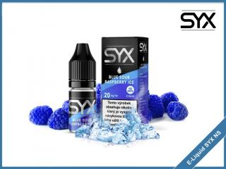 Blue Sour Raspberry Ice - E-liquid SYX NS - 10 ml Intenzita nikotinu: 20 mg/ml