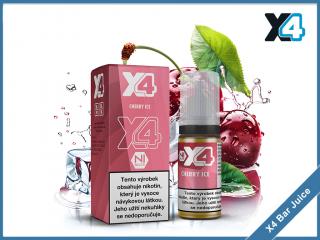 Cherry Ice (Chladivá třešeň) - E-liquid X4 Bar Juice - 10 ml Intenzita nikotinu: 20 mg/ml
