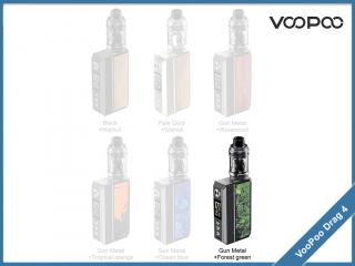 Elektronický box mod VooPoo Drag 4 + UFORCE-L Tank Barva: Gun Metal + Forest Green