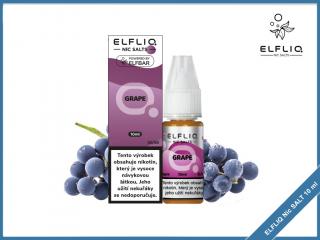 Grape - E-liquid Elf Bar ELFLIQ Nic SALT - 10 ml Intenzita nikotinu: 10 mg/ml