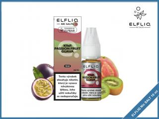 Kiwi Passion Fruit Guava - E-liquid Elf Bar ELFLIQ Nic SALT - 10 ml Intenzita nikotinu: 10 mg/ml