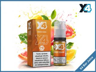 Mango Guava (Mango a guava) - E-liquid X4 Bar Juice - 10 ml Intenzita nikotinu: 10 mg/ml