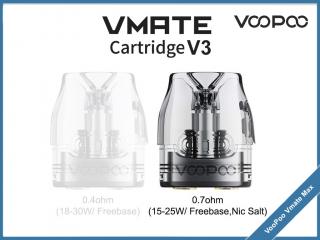 VooPoo VMATE V3 POD cartridge Odpor: 0,7Ω