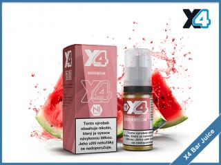 Watermelon (Vodní meloun) - E-liquid X4 Bar Juice - 10 ml Intenzita nikotinu: 10 mg/ml