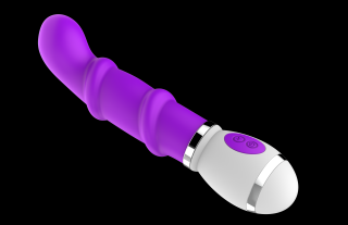 G-spot vibrátor se spirálou - Fialový