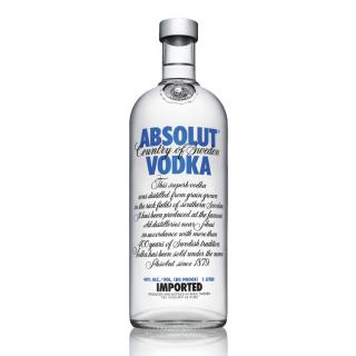 Absolut Vodka 40% 1 l (holá láhev)
