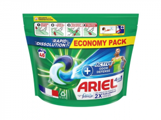 Ariel gelové kapsle 4in1 Active Odor Defense Sport 40 dávek