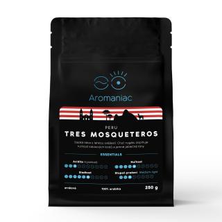 Aromaniac Káva Peru Tres Mosqueteros mletá 250 g