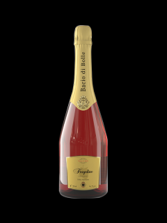 Bacio Di Bolle Fragoline - růžové šumivé víno - Jahoda 7% 0,75l