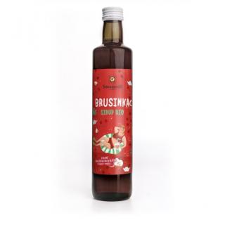 BIO Brusinka sirup - ovocný nápojový koncentrát bez přidaného cukru 0,5l SONNENTOR