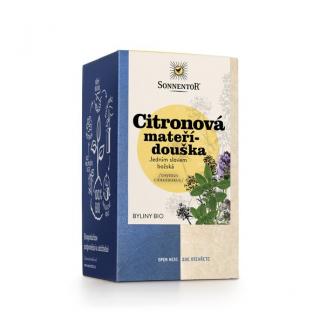 BIO Čaj Citronová mateřídouška - dvoukomorový 18g SONNENTOR
