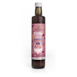 BIO Divoká Lilli sirup - ovocný nápojový koncentrát bez přidaného cukru 0,5l SONNENTOR