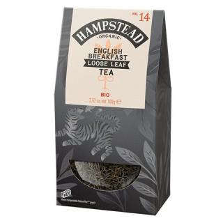 BIO English Breakfast sypaný čaj 100g Hampstead Tea London