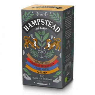 BIO selekce černých čajů 20ks Hampstead Tea London