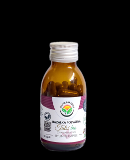 BIO Tulsí - bazalka posvátná kapsle 60ks Salvia Paradise