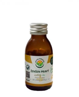 BIO Ženšen pravý 6letý - ginseng kapsle 60ks Salvia Paradise