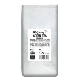 Čaj Green tea powder BIO - zelený sypaný čaj 1kg Wolfberry