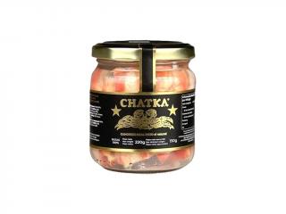 CHATKA Maso Kamčatského kraba, 100% maso z nohou, 220g/150g SKLO
