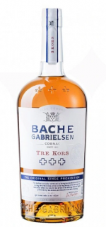 Cognac Bache Gabrielsen Tre Kors 40% 1 l (holá láhev)