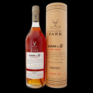 Cognac PARK Chia 8 Borderies Tessendier 43% 0,7 l (tuba)